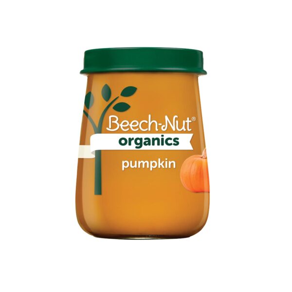 Beech-Nut Organics Stage 1 Organic Baby Food, Pumpkin, 4 oz Jar