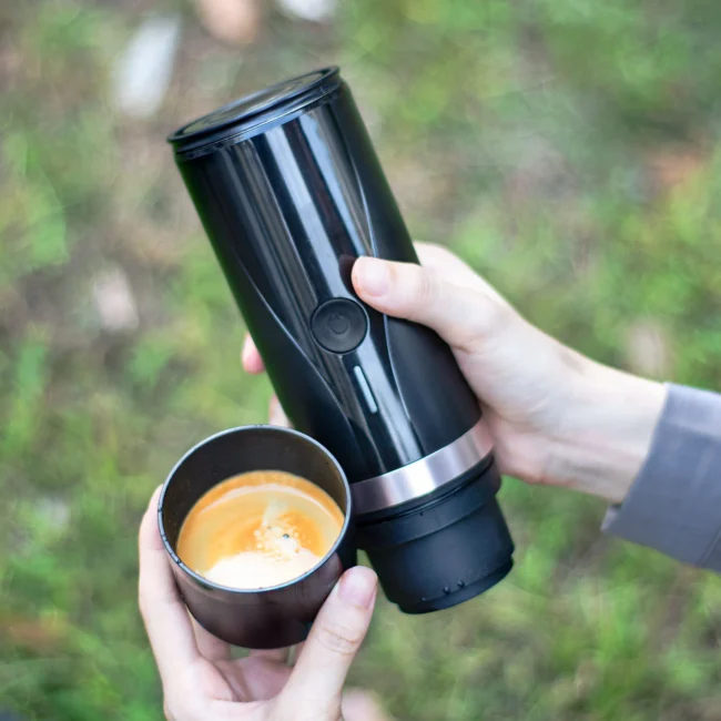 Portable Capsule Espresso Coffee Maker Machine Profession for Car Travel Camping Hiking