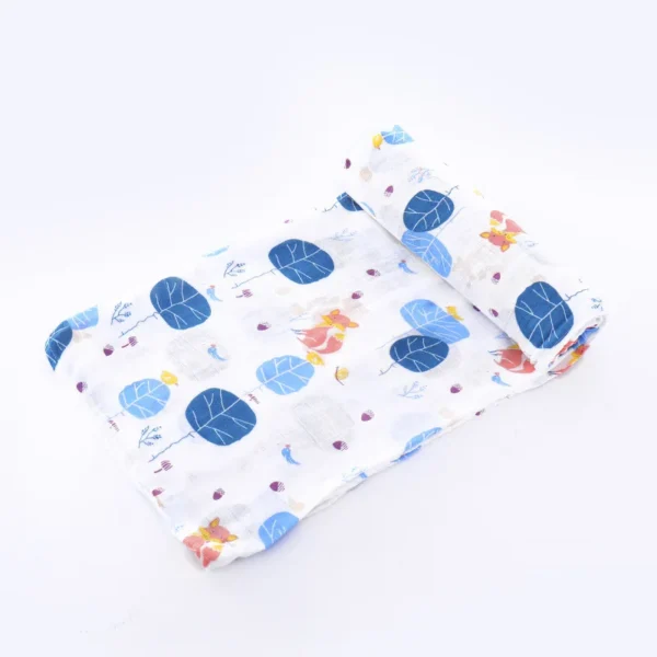 Baby Blankets Soft Organic Cotton Baby Blanket Swaddle Baby Blanket - Image 5