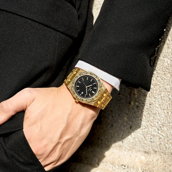 Gold Watches For Men Brand ONOLA  Waterproof Business Wristwatch Luxury Watches Men Quartz Wholesale Watches Men ON3812 - Image 4
