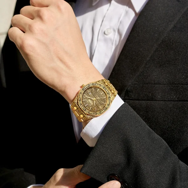 Gold Watches For Men Brand ONOLA  Waterproof Business Wristwatch Luxury Watches Men Quartz Wholesale Watches Men ON3812